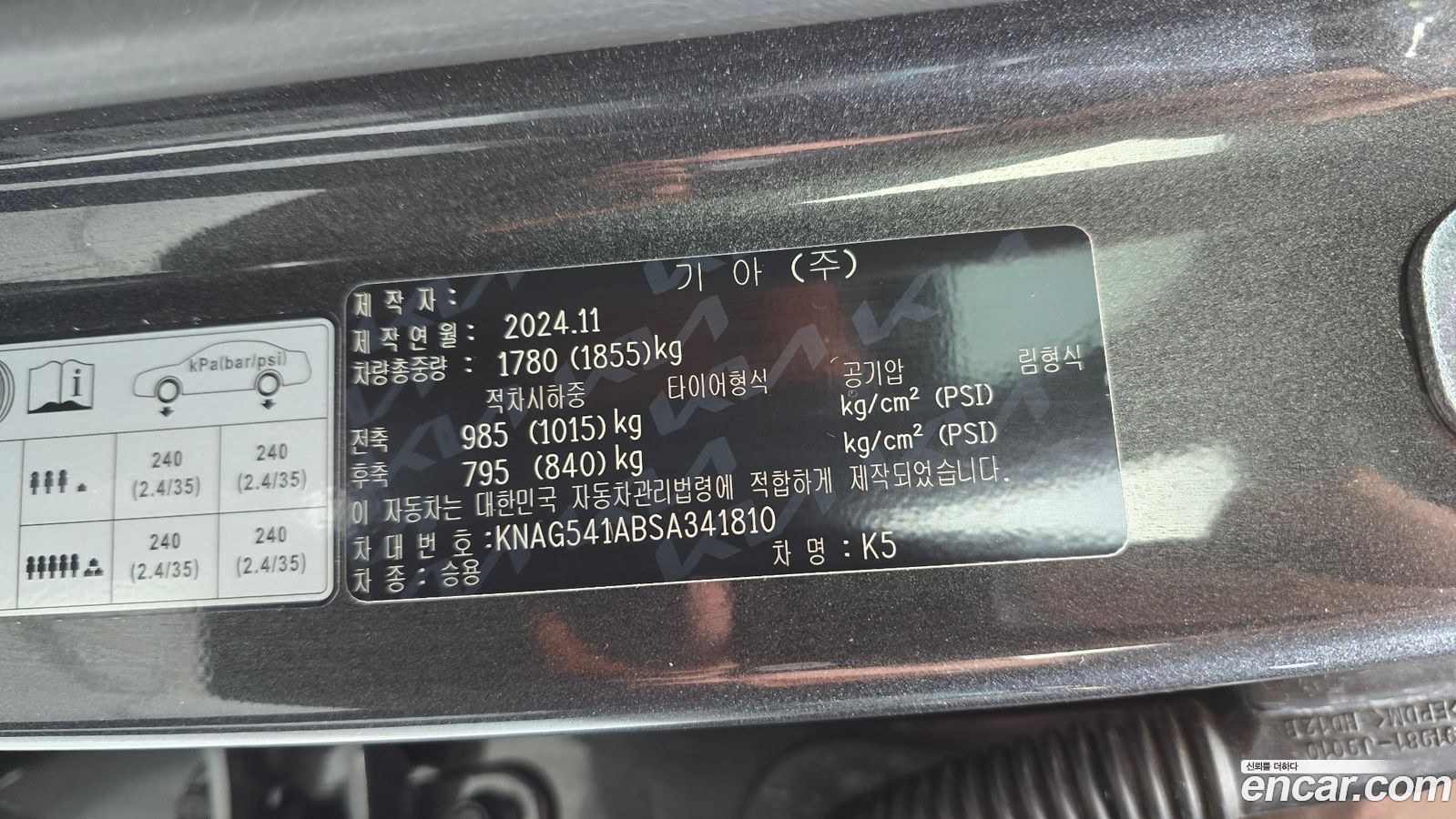 Kia K5 Mk3